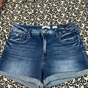 KanCan Dark Blue Jean Shorts